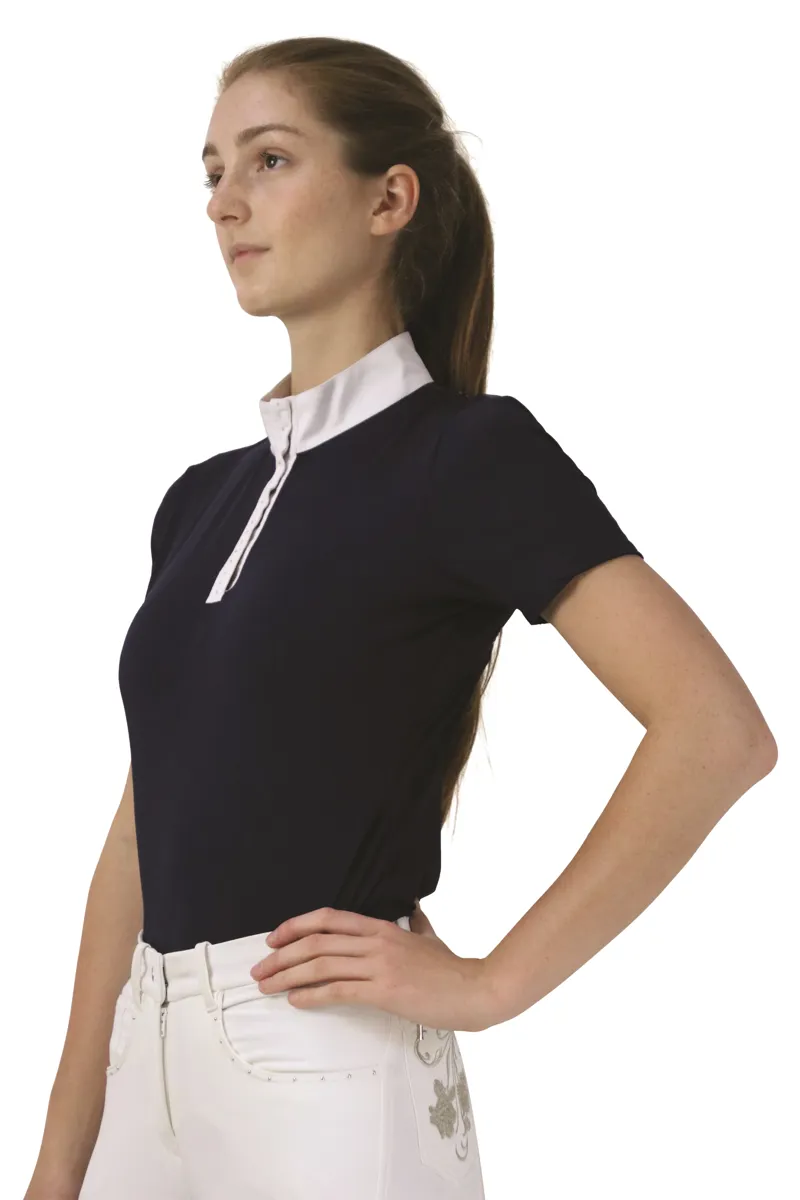 Hy Equestrian Suki Show Shirt - Navy